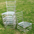 Cadeira de casamento cadeira de resina transparente Chiavari